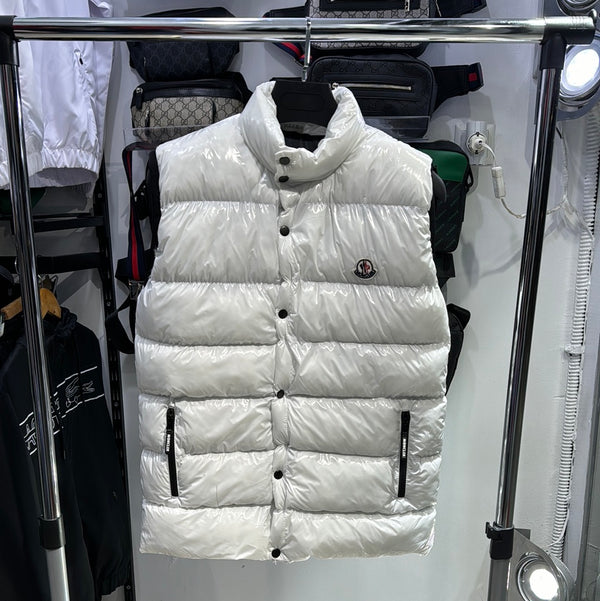 Moncler - Vest - Αμάνικο - White - Glossy